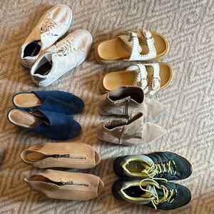 Lot of 6 pairs of shoes